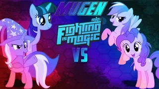 Mugen Fighting Is Magic Twilight Sparkle & Trixie Lulamoon VS Rainbow Dash & Pinkie Pie