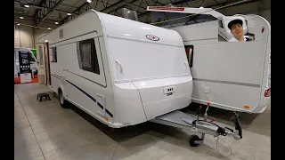LMC Vivo 522 K Münsterland Caravan Camping travel trailer walkaround and interior K760