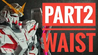 Unicorn Gundam RX-0 Megasize Full Build (Part 2) Waist Unit