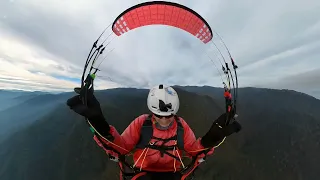 Sketchy hike and fly in the Victorian Alps. Bogdanfly lattice Single Skin.