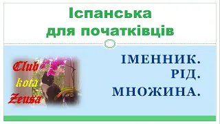 Іспанська для початківців - El género. Singular y plural. Cómo formar el plural. / Plural in Spanish