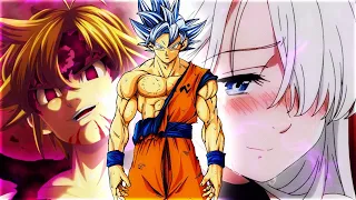 que hubiera pasado si Goku caía en nanatsu no taizai|película|goku caia en