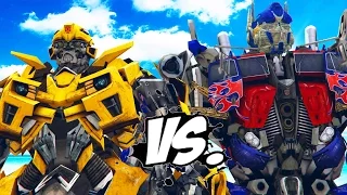 BUMBLEBEE vs OPTIMUS PRIME - Transformers Battle