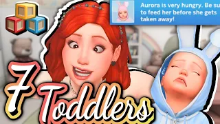 Going CRAZY over here! ❤ 7 TODDLER CHALLENGE (Part 3/4) The Sims 4