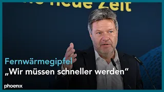 Fernwärmegipfel: Pressekonferenz mit Habeck und Geywitz