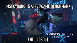 Cyborg 15 A12VE (RTX 4050) Game Benchmark (FHD) | MSI
