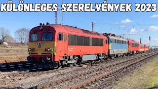 KÜLÖNLEGES VASÚTI SZERELVÉNYEK 2023-ban | Évzáró videóm