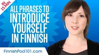 ALL Phrases to Introduce Yourself like a Native Finnish Speaker