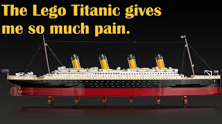 The Lego Titanic is a perfectionist's nightmare.