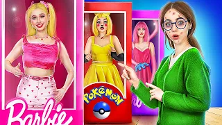 Pokémon In Real Life! Extreme Makeover with Gadgets from TikTok! From Nerd to Popular!