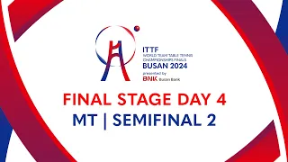 LIVE! | Day 9 | ITTF World Team Table Tennis Championships Finals Busan 2024 | FRA vs TPE (MT SF)