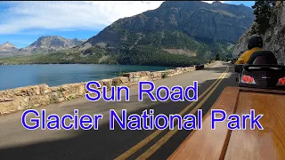 August 17, 2022/230 Motorcycle ride, SUN ROAD Glacier National Park. EAST TO WEST