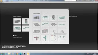 01. Autodesk Robot Structural Analysis professional Tutorials | Starting a  New project