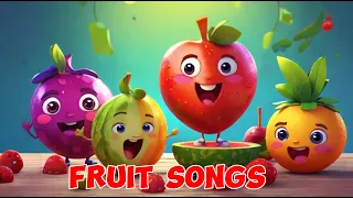 10 Minutes Kid's Songs 🥑 Fruits Compilation 🍊(Nikki Music) 🍓