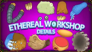 All Monster Ethereal Workshop Details Construction | MSM ANIMATION | My Singing Monsters : Nitebear