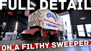 I detailed a street sweeper for 7 days...