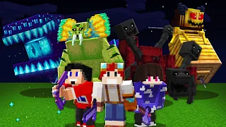 DESAFIEI MEUS AMIGOS A DERROTAREM OS OS MOBS IMPOSSÍVEIS DO MINECRAFT