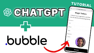 🤯 Build AI app with ChatGPT & Bubble.io | No-Code AI App Tutorial