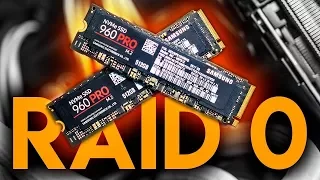 Setting Up NVMe RAID On AMD Threadripper - INSANE Speeds!