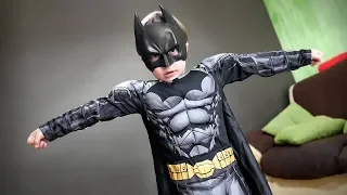 MAIKITO BECOME BATMAN!! Kids Costume for Birthday Party