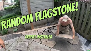 Expanding an old flagstone patio!