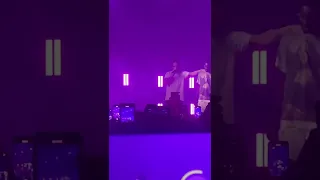 Drake and Dave Perform ,Drake Gives Dave his Flowers at Toronto Concert