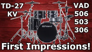 Roland's NEW KITS - TD-27, TD-27KV & VAD 506, 503 & 306 First Impressions! | The eDrum Workshop