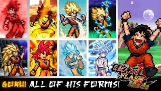 GOKU WITH ALL FORMS ! SSF2 Mod (Trailer)