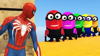 GTA 5 Epic Ragdolls | Spider-Man Frees Minions Season 9 (all episodes)