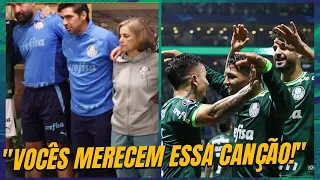 ABEL DESABAFA NO VESTIÁRIO APÓS VIRADA DO PALMEIRAS NA LIBERTADORES