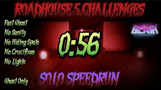 ROBLOX Blair - FASTEST Solo Speedrun EVER - Ghost Only, 56 Seconds