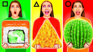 Geometric Shape Food Challenge | Food Battle by TeenChallenge