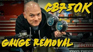 How to remove CB750 gauges (CB750K Project pt. 5)