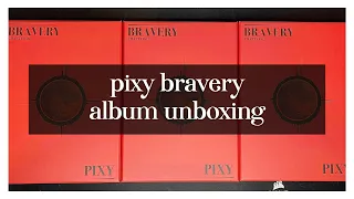 Pixy 1st mini album Bravery unboxing! (x3)