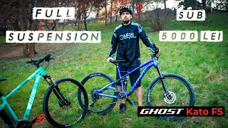Bicicleta full suspension sub 5000 lei - Ghost Kato FS