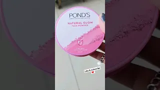 Ponds natural glow face powder - Pink glow #shorts #youtubeshorts #affordableprice