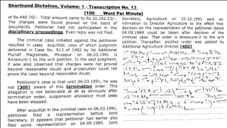 Shorthand Dictation (Legal) 100 WPM Volume 1, Exercise 13