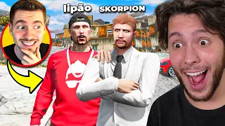 O LIPÃO invadiu MINHA FAVELA no GTA RP!! (Felipe Sacola)