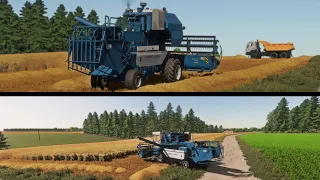 Farming Simulator 22 / #136 Карта Szpakowo / Уборка ячменя ЕНИСЕЙ 1200-1