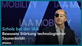 Eröffnung der IAA Mobility 2023 mit einer Rede von Bundeskanzler Olaf Scholz