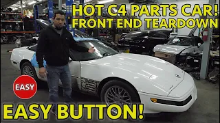 I Bought A C4 Corvette Parts Car With *Almost* Everything I Need! Front End Teardown!