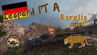 Check out my Hiding Spot(s). - World of Tanks - Leopard Prototyp A - Karelia - Assault