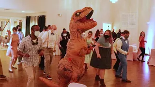 Rachel and Bobby Swing Dancing at their wedding