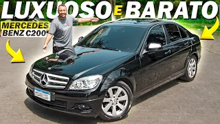 UM SEDAN de PATRÃO por MUITO POUCO😱 Mercedes Benz C200