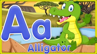 Alphabet Animals Song | Learn ABC, Phonics & Animals for Kids