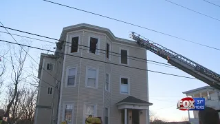 Fire damages Pawtucket apartment building