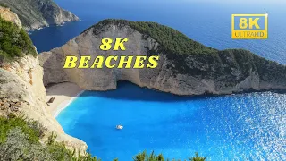 World Most Beautiful Beaches In 8k HDR Video By Drone In 2021