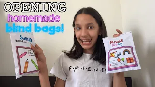 HOMEMADE BLIND BAGS OPENING | Karina M