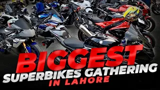 BIGGEST SUPERBIKES GTG IN LAHORE | ZS MOTOVLOGS LAHORE MEETUP |