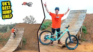 NEW MOUNTAIN BIKE JUMP TRAIL IS THE BEST IN THE UK - BIG JUMPS!